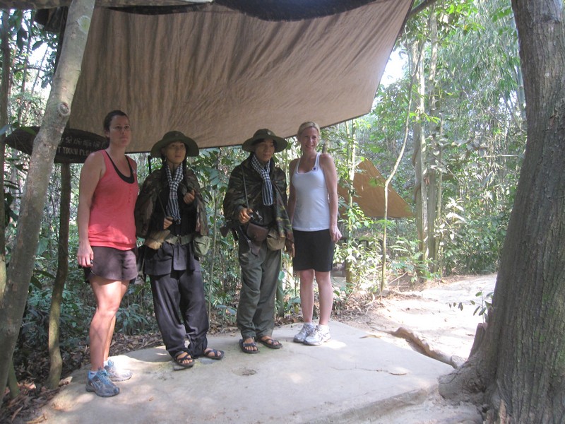 Viet Cong at Cu Chi tunnel